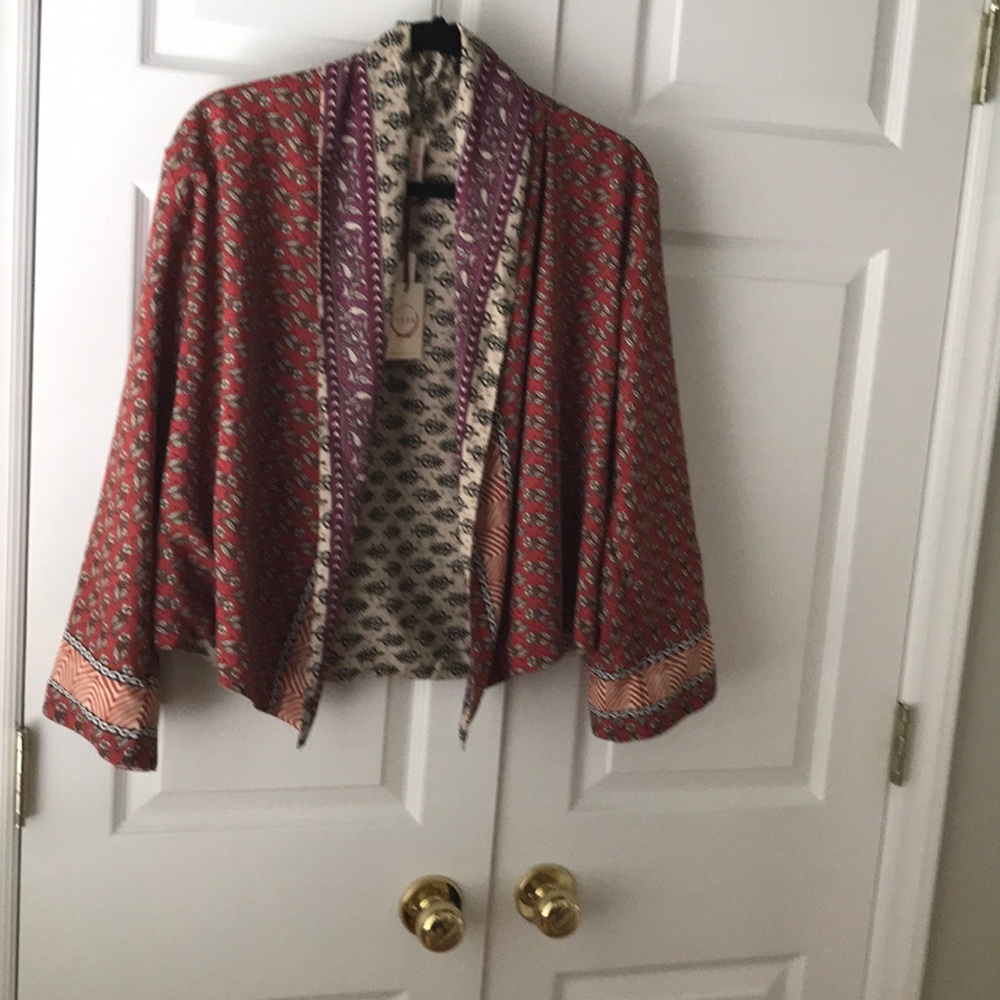 NWT Anthropologie Raga reversible kimono jacket